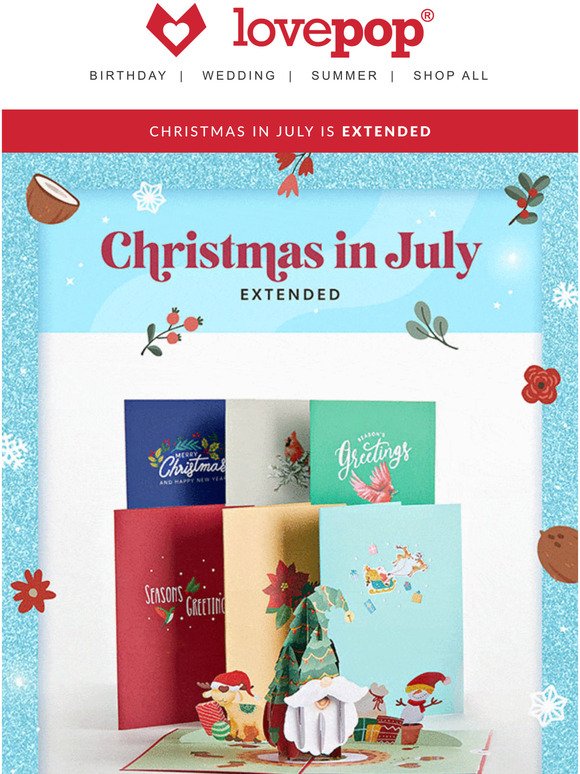 Lovepop Cards: Christmas in July EXTENDED! | Milled