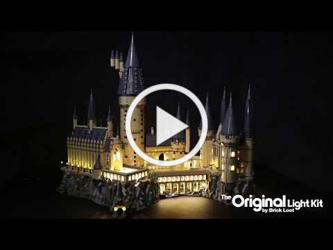 LED Lighting Kit for LEGO Harry Potter Hogwarts Castle 71043 by Brick Loot