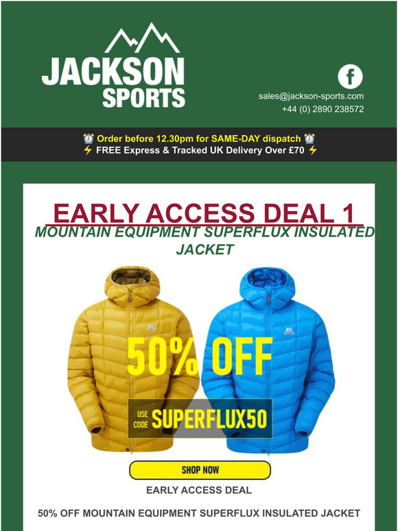 Jackson Sport Promocode Day? YES! Look Inside... Milled