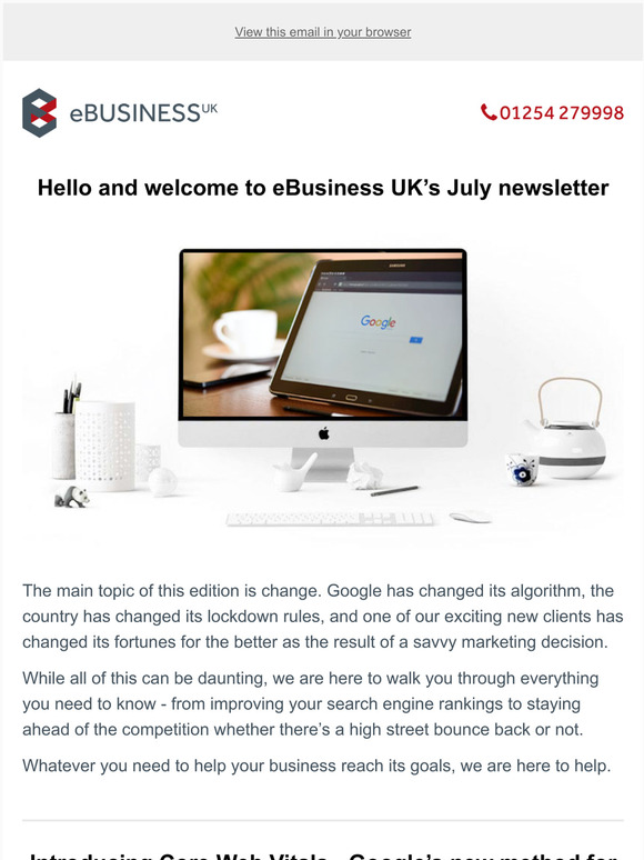 July newsletter: A summer of change for online businesses