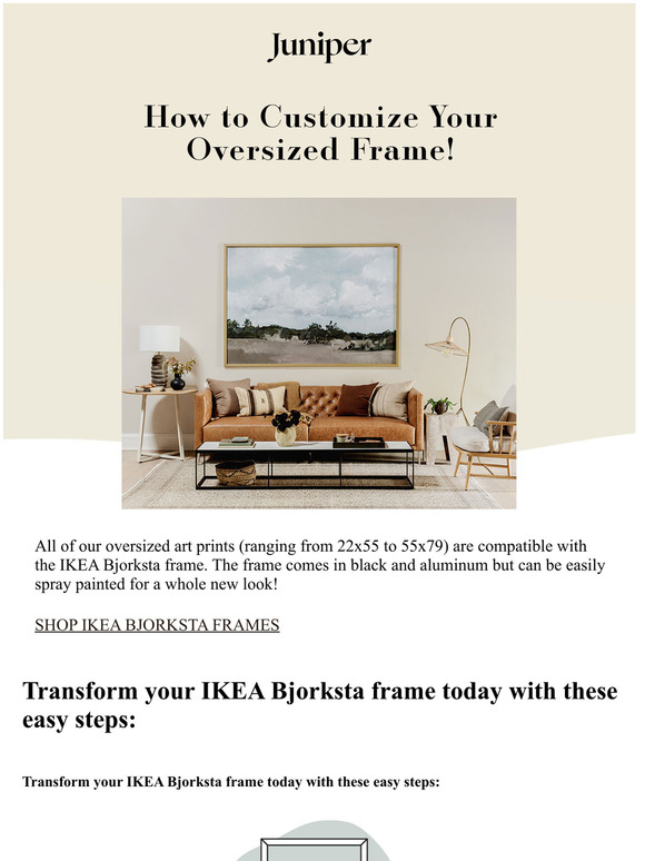 Ikea Frames & Tutorial – Juniper Print Shop