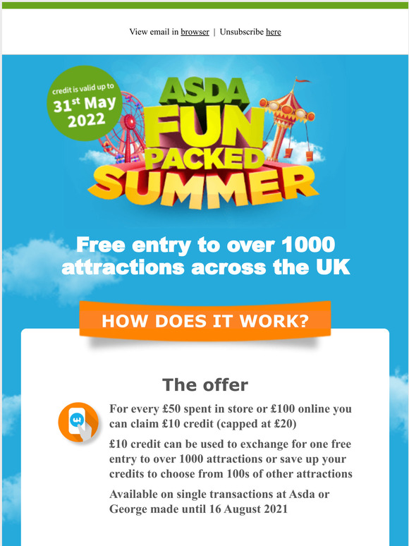 George At Asda Start Your Fun Packed Summer Milled