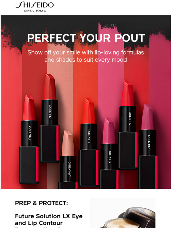 Shiseido A Routine Your Lips Will Love Free Full Size Lipstick Milled