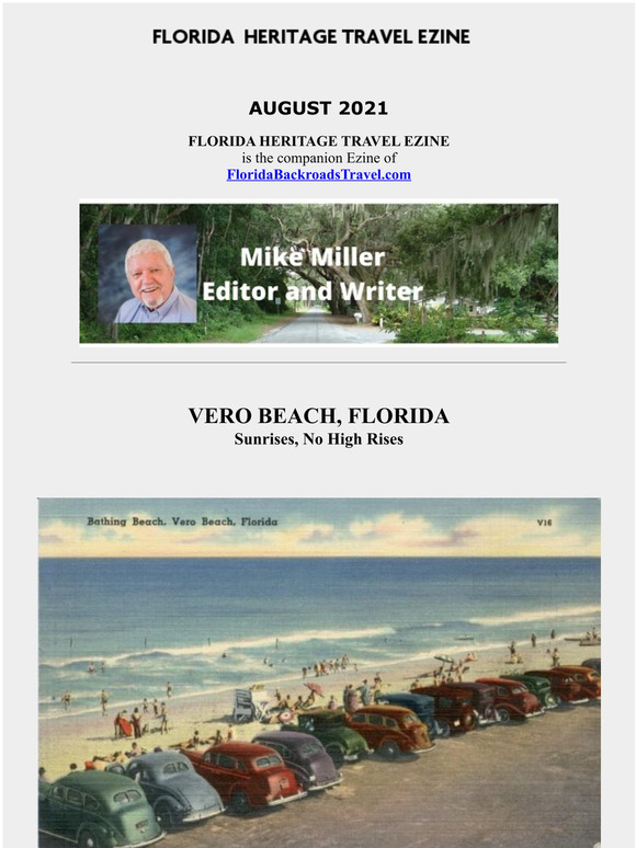 Florida Heritage Travel, August 2021 - Vero Beach