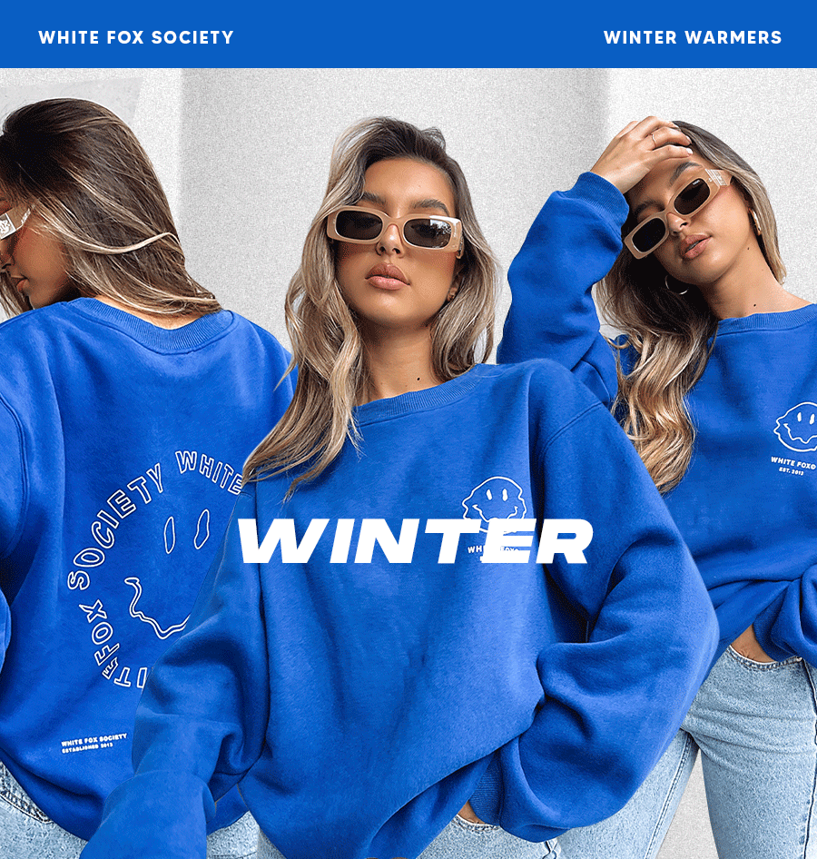 white fox society sweatshirt