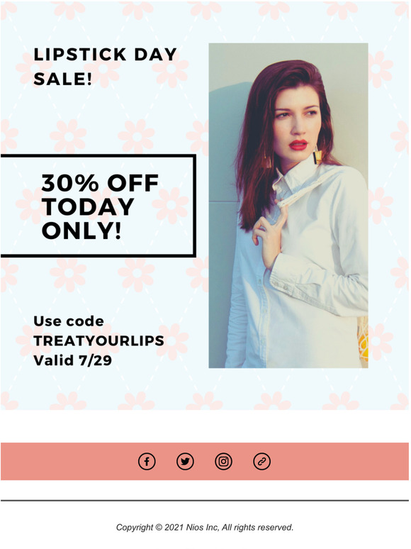 It's our favorite holiday! Celebrate with 30% off, today only!