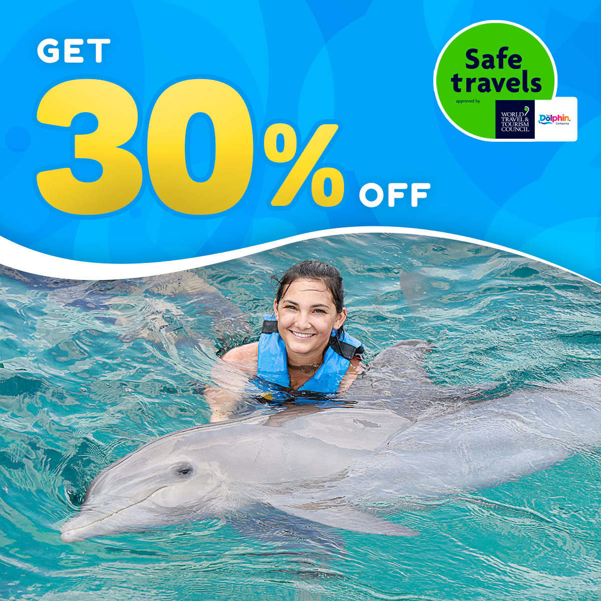 Nado con Delfines