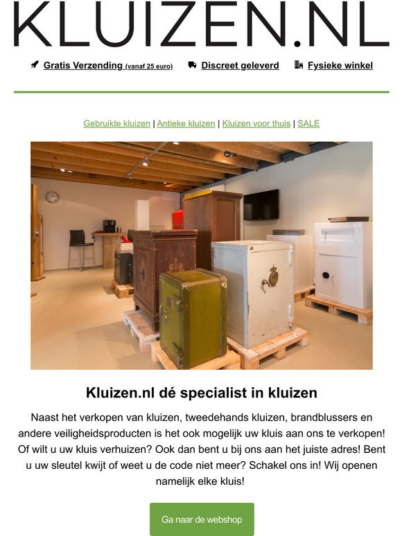 overhemd Een trouwe uitvinding Kluizen.nl: Gebruikte kluizen | Kluizen.nl | Milled