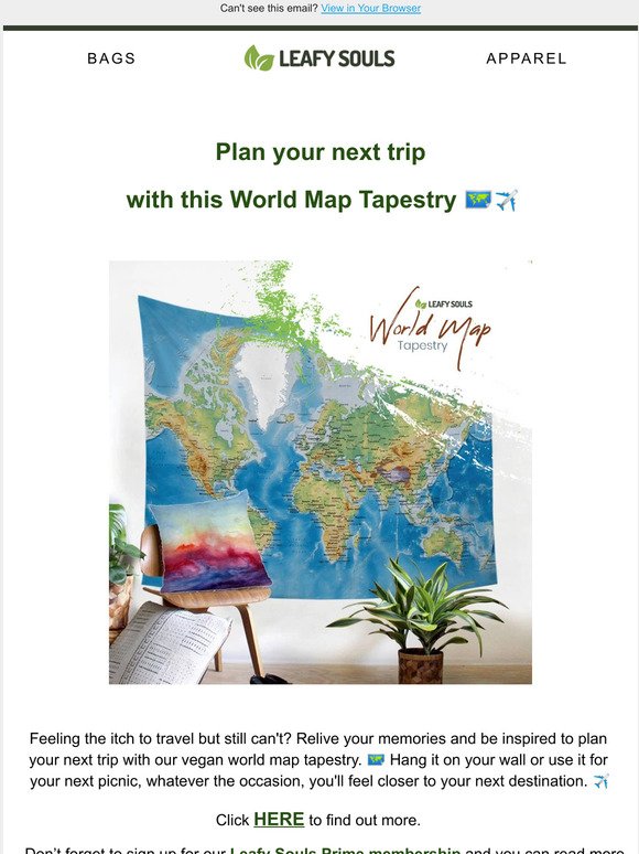 Have you seen this World Map Tapestry? 