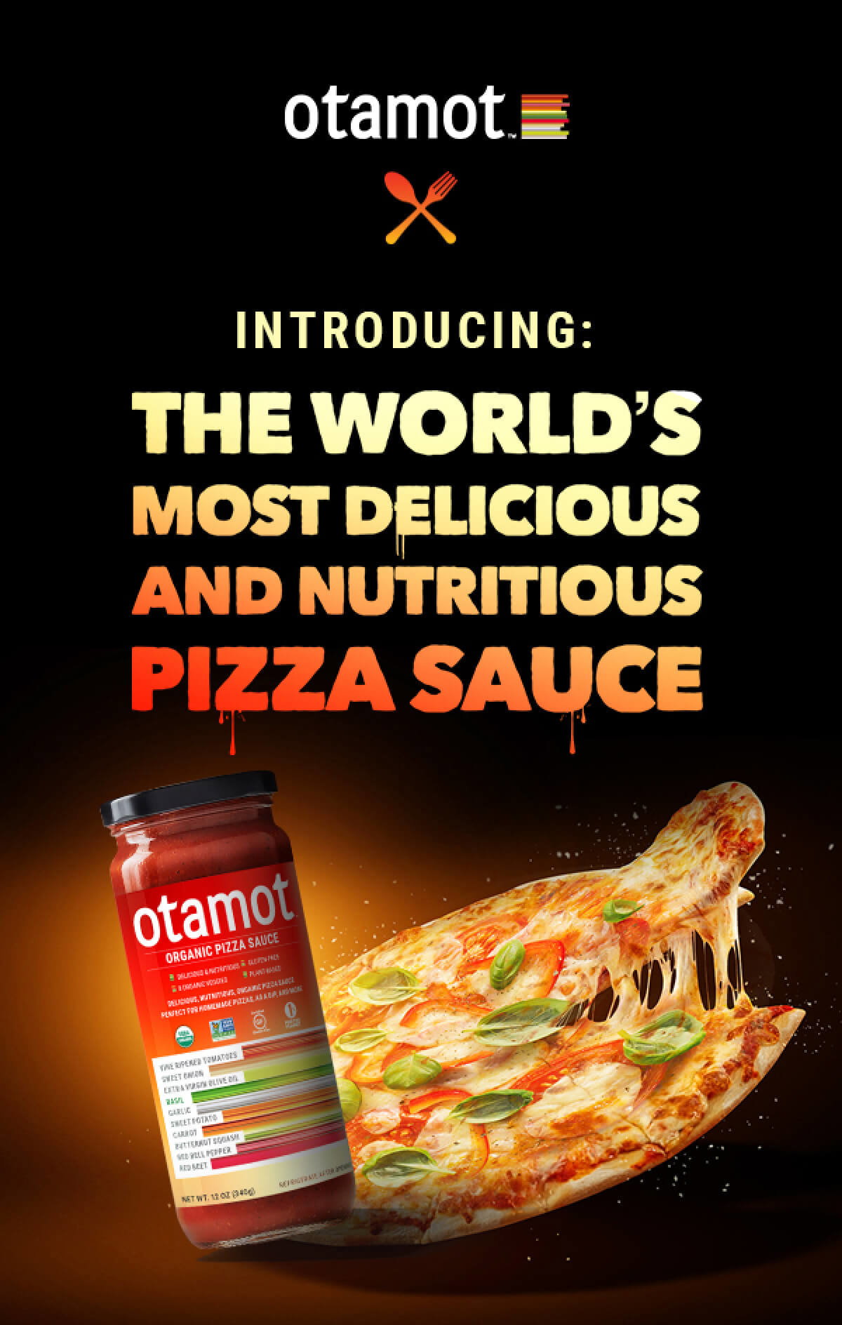Organic Mixed Sauce 4-Pack with Pizza Sauce - Otamot Foods