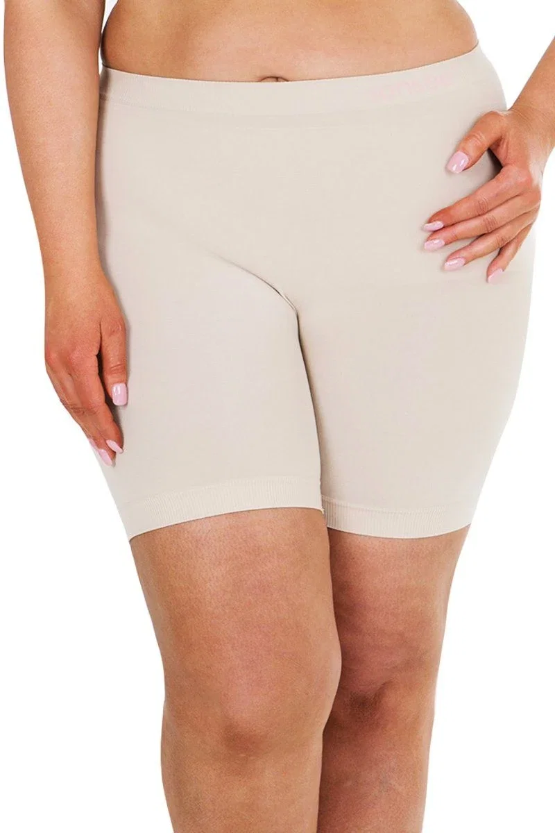 Beige Anti Chafing Shorts