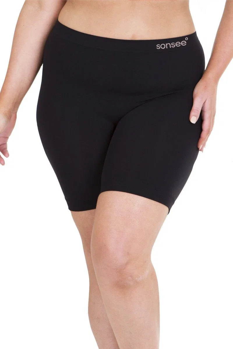 Black Anti Chafing Shorts