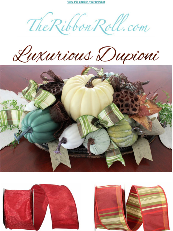 Luxurious Dupioni!