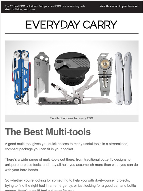 Everyday Carry The Best EDC Multitools in 2021 Milled