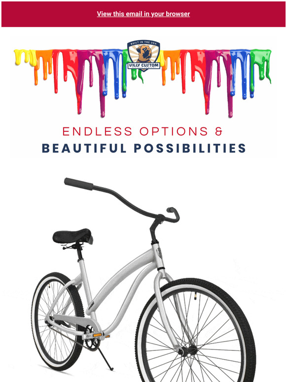 Villy Custom Featuring Our New & Improved Bike Builder Milled