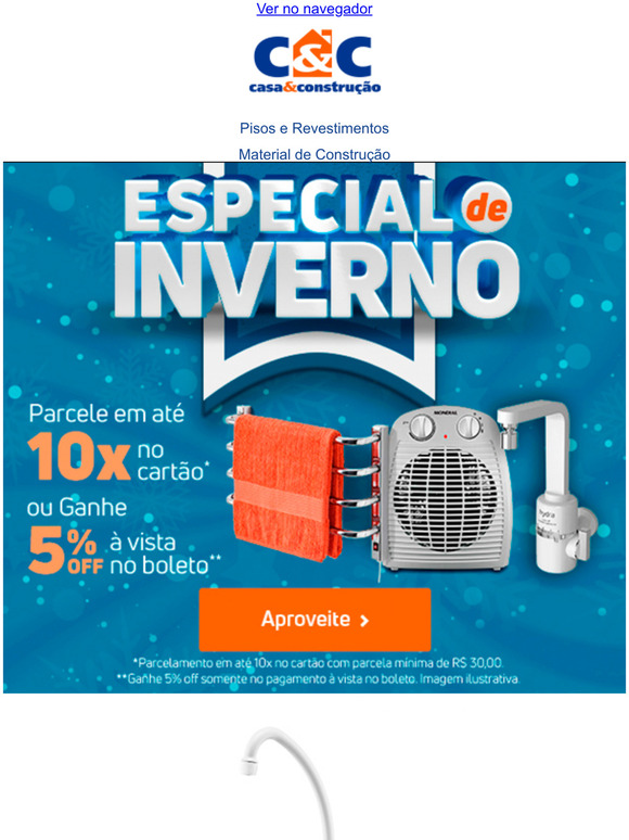 Clique aqui para aumentar a temperatura