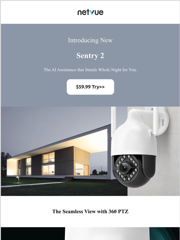 Netvue Orb Mini 360-degree Indoor Home Security Camera – netvue