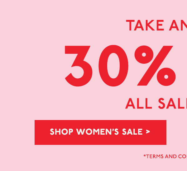Get an extra 30% off all SALE!