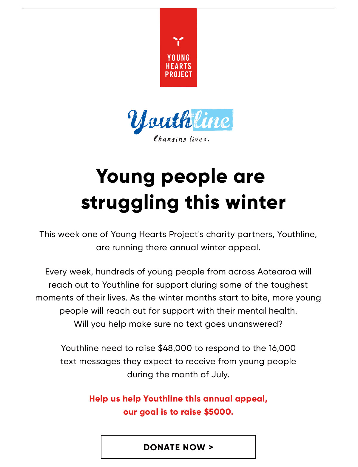 Donate to Youthline