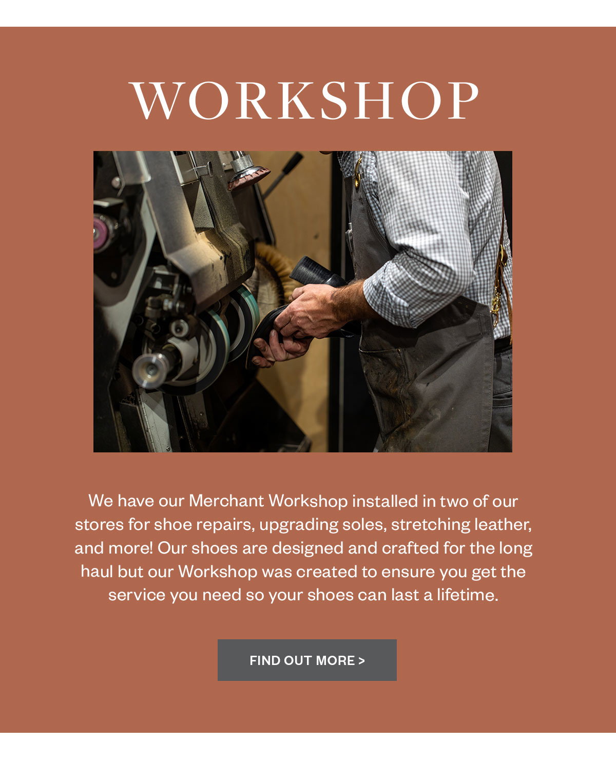 Find out about our Workshop