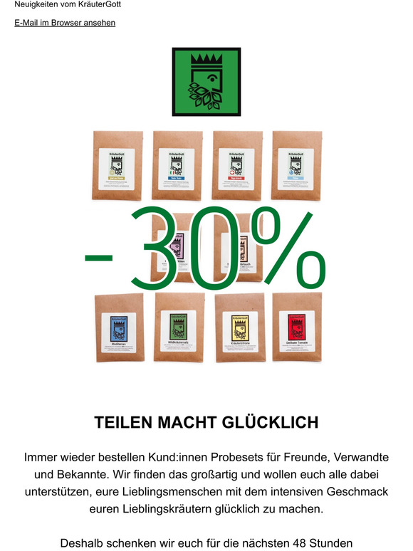 Lass' deine Freunde probieren