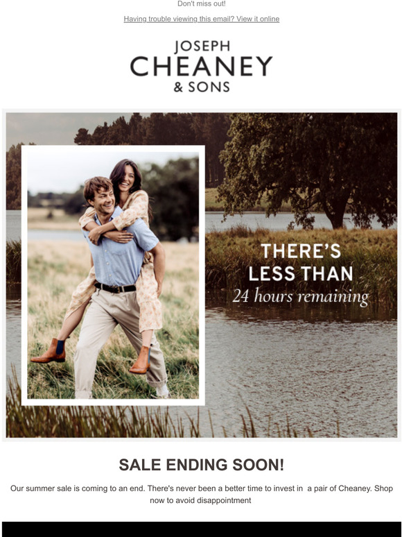 cheaney summer sale