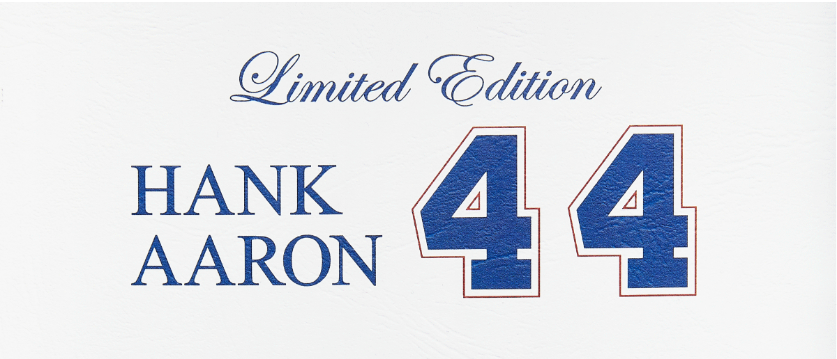 Jersey Atlanta Braves #44 Hank Aaron Cooperstown Collection 1974 Mitchell  Ness