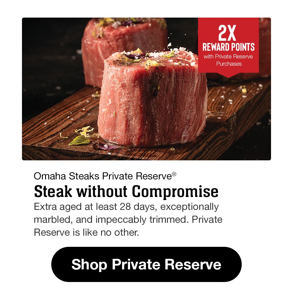 Omaha Steaks 36piece Feast with Private Reserve Steaks 