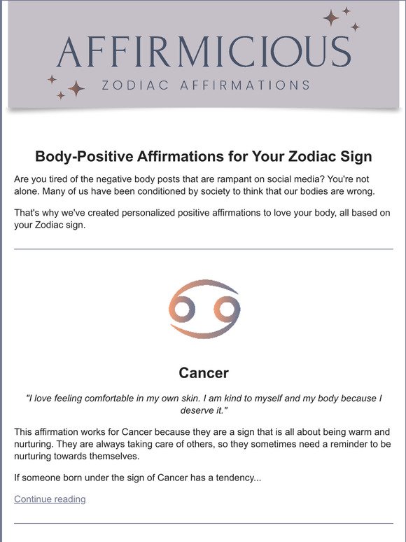 Positive and negative zodiac signs