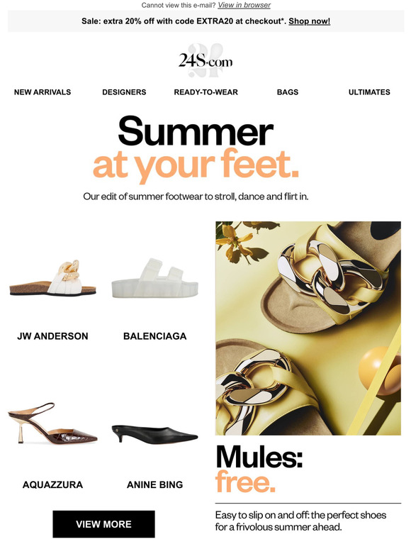 Mules, espadrilles, sandals: meet your summer shoes