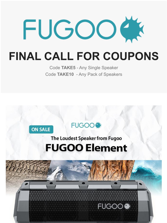 fugoo coupons