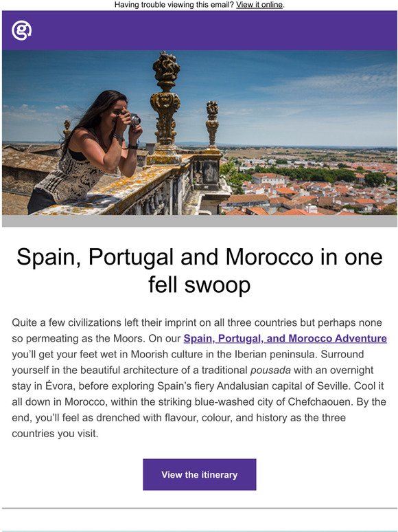 Spain, Portugal and Morocco + cant miss Croatian islands
