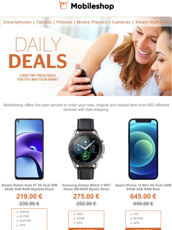 Redmi Note 9T  Galaxy Watch 3 iPhone 12 Mini 5G