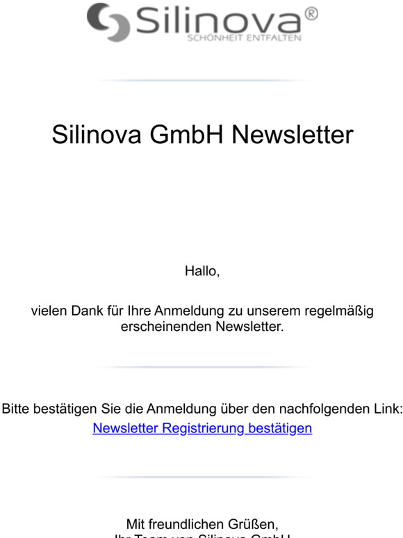 Bitte besttigen Sie Ihre Newsletter-Anmeldung