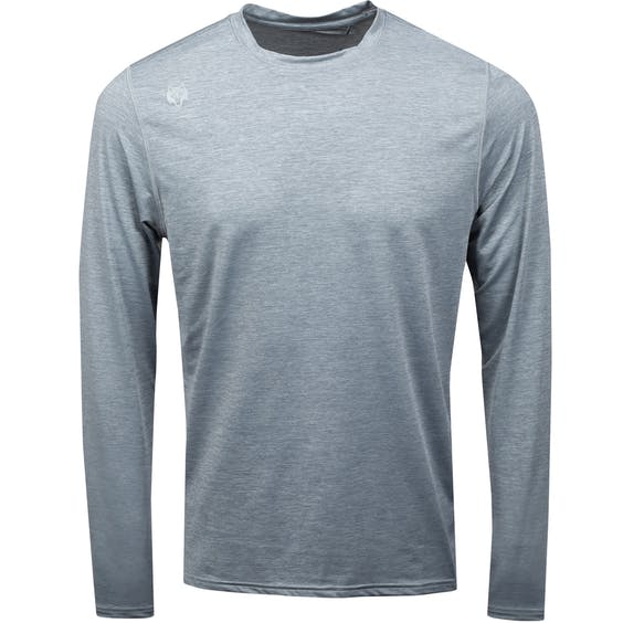 Greyson Guide Sport Long Sleeve Tee Light Grey Heather