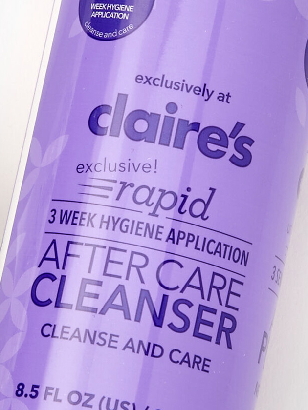 Claires Piercing Aftercare Saline Solution for Piercings - Nose