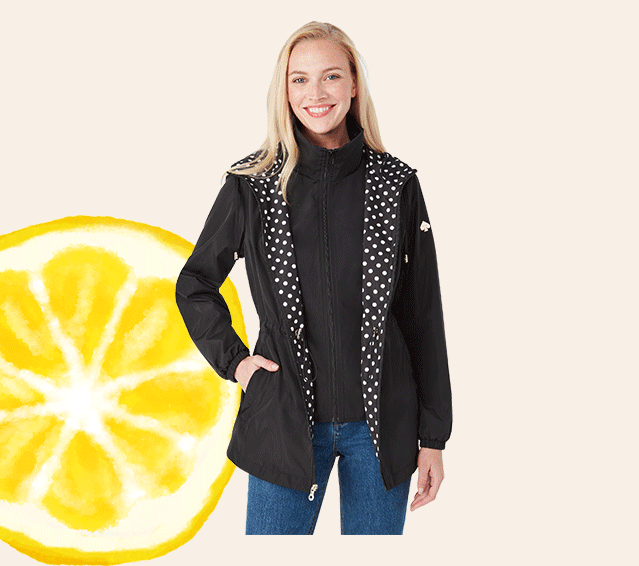 kate spade packable coat