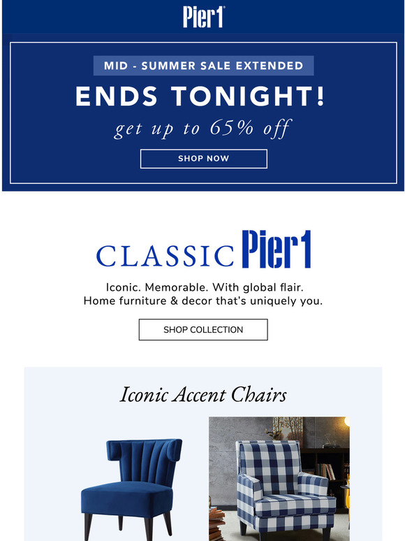 Pier 1 Email Newsletters Shop Sales, Discounts, and Coupon Codes