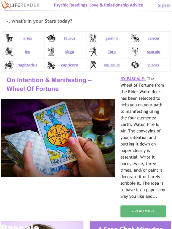 Lifereader Wheel Of Fortune Intention & Manifesting Milled