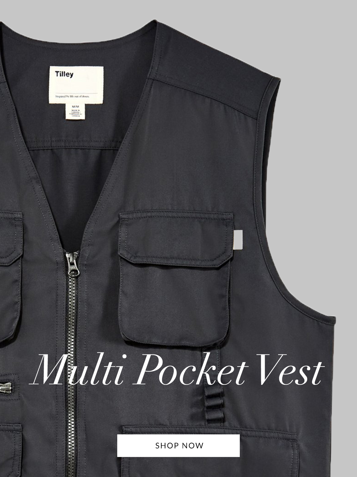 Tilley Uk Made For Adventure The Multi Pocket Vest Milled