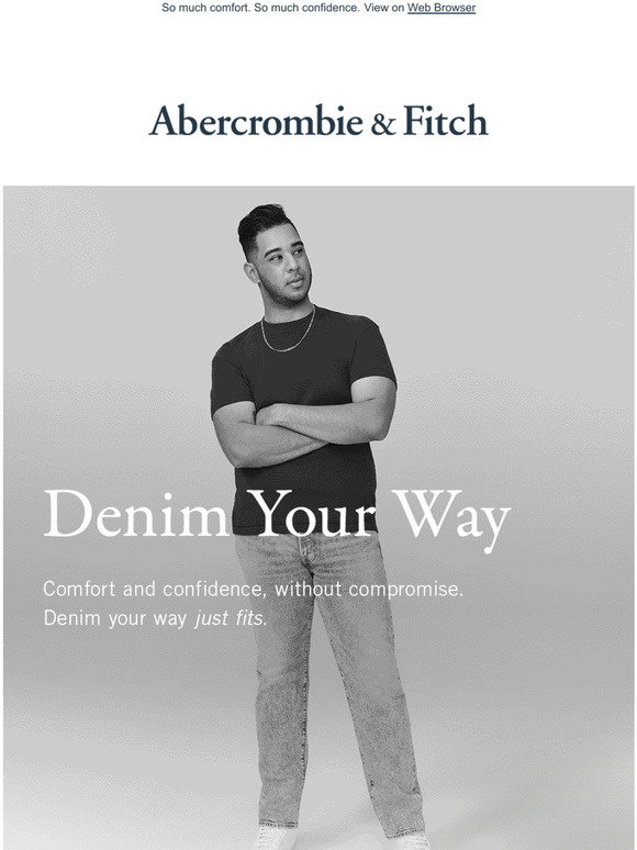Abercrombie \u0026 Fitch UK: Denim your way 