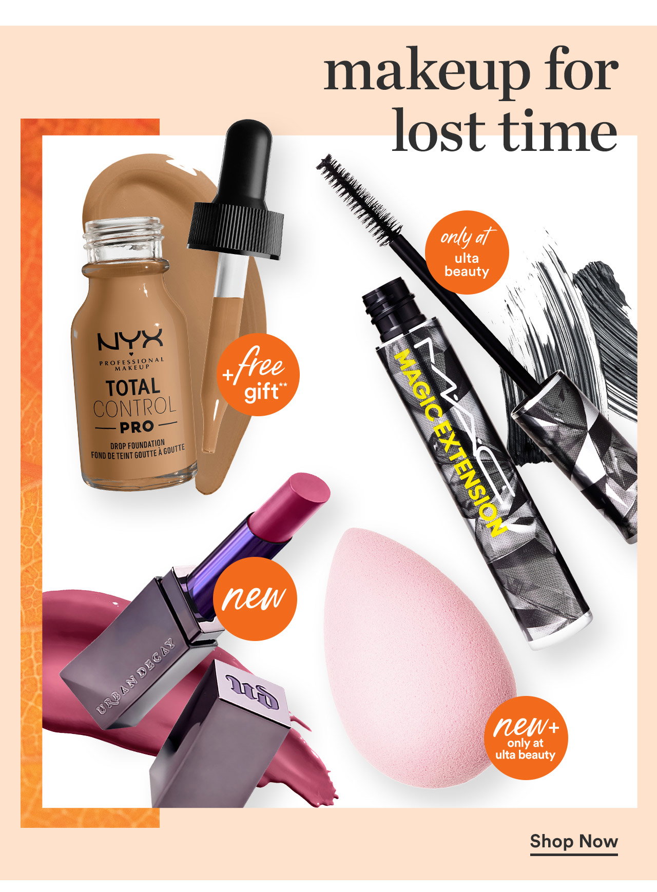 Makeup for lost time
