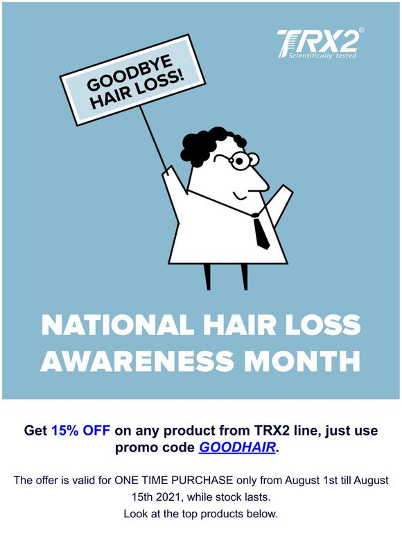 Hair Loss Awareness Month has already started