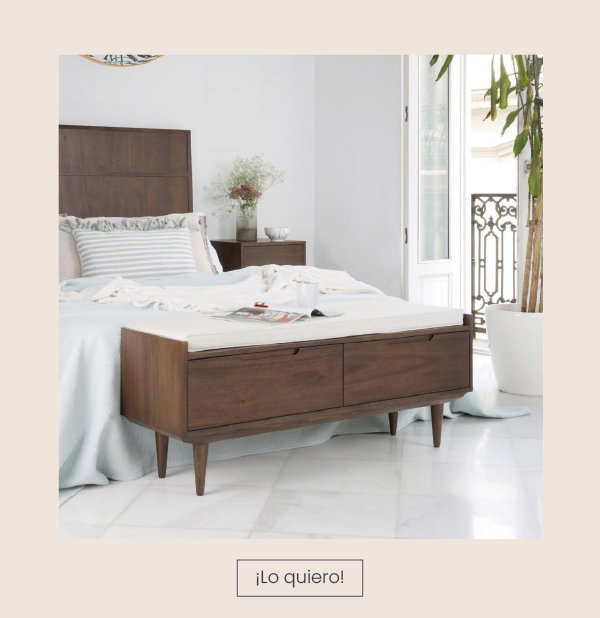 MALMO MUEBLE DESCALZADOR CON COJÍN -65%