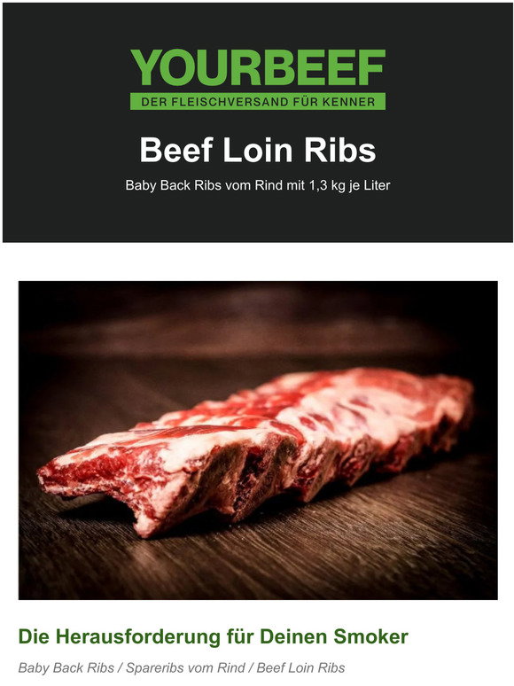 Yourbeef: Baby Back Ribs vom Rind | Milled