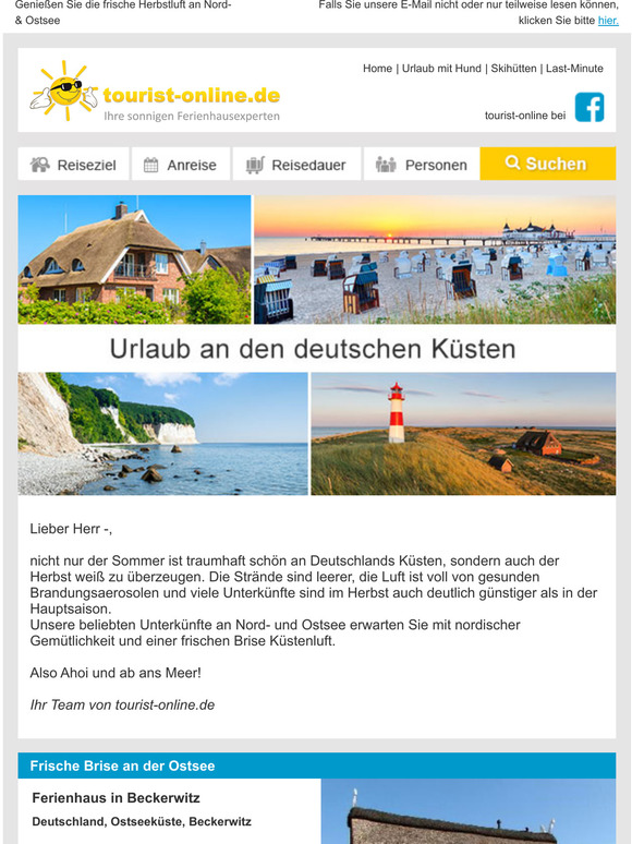 Frische Brise an Deutschlands Ksten