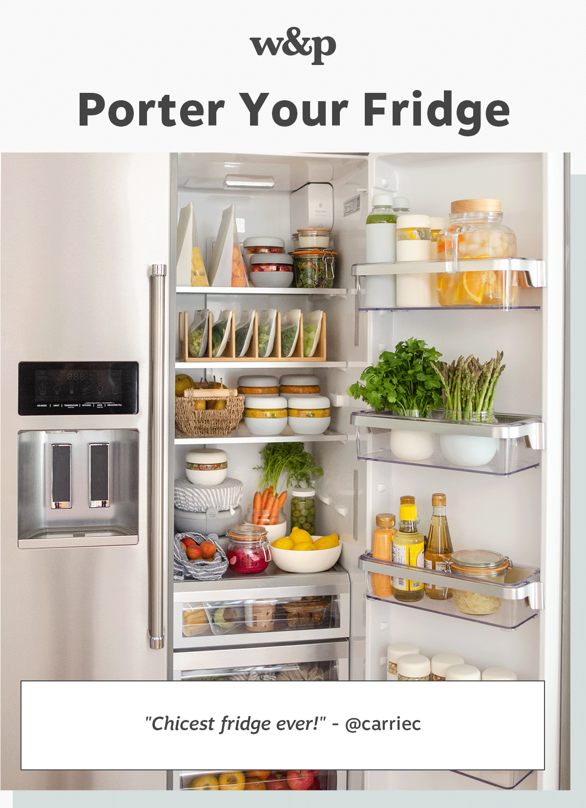 W&P Design: Porter Your Fridge with the bundle everyone's been asking for
