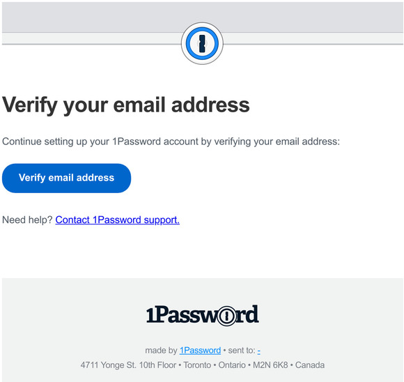Reminder: Verify Your 1Password Account