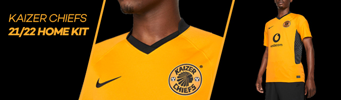 Last chance! 20% off Kaizer Chiefs Home Jersey. Available in-store