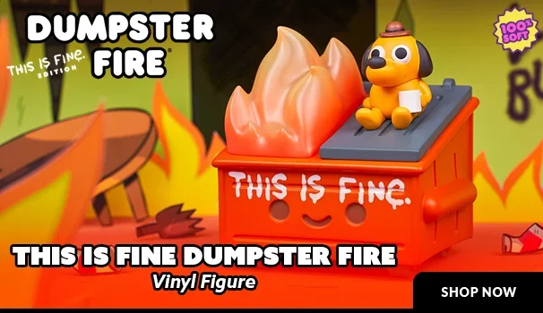 Dumpster Fire - This is Fine Vinyl Figure